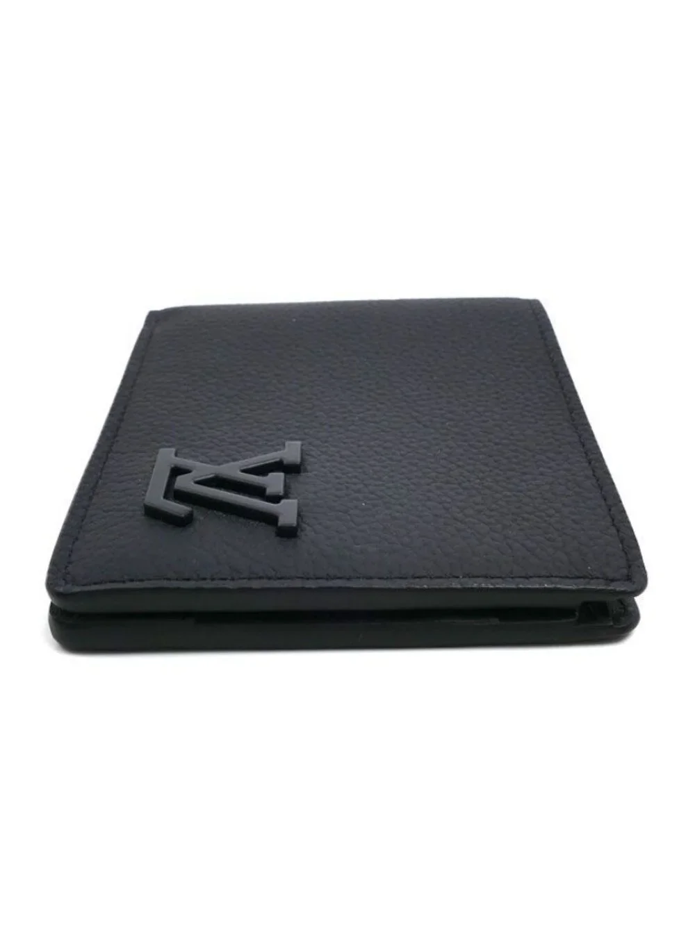Louis Vuitton Portefeuille Multiple Bifold Wallet Aerogram Black